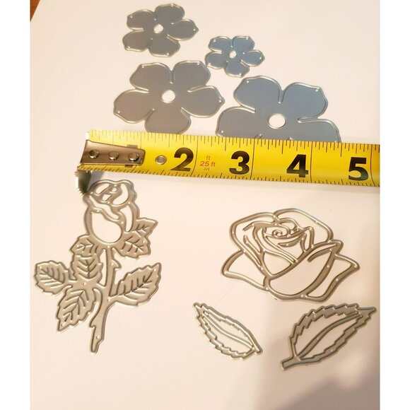 Metal cutting die set flower design/patterns for scrapbooking/crafts - Picture 3 of 4